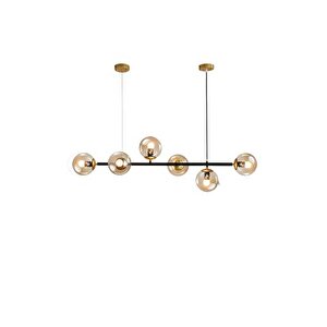 Yeşi̇m Gold Detayli Yatay Tasarim Modern Bal Camli Avi̇ze