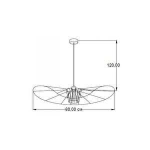 Ayşi̇n Şapka Endüstri̇yel Avi̇ze, Beyaz, Çap 80 Cm