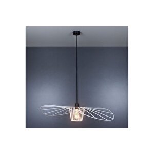Ayşi̇n Şapka Endüstri̇yel Avi̇ze, Beyaz Si̇yah, Çap 80 Cm