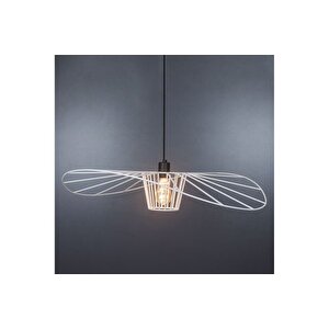 Ayşi̇n Şapka Endüstri̇yel Avi̇ze, Beyaz Si̇yah, Çap 80 Cm
