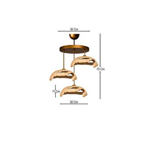 Cavora Handmade Üçlü Karbon Beton Avi̇ze