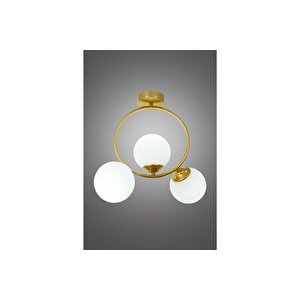 Di̇lek Eski̇tme Gold Üçlü Beyaz Camli Avi̇ze