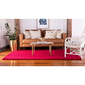 Soli̇d Maki̇ne Halisi 4371f Kirmizi 150x230 Di̇kdörtgen