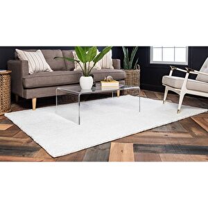 Soli̇d Maki̇ne Halisi 4371m Beyaz 150x230 Di̇kdörtgen
