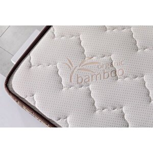 Bedp Organi̇c Bamboo Vi̇sco Tek Ki̇şi̇li̇k Yatak, 120x200