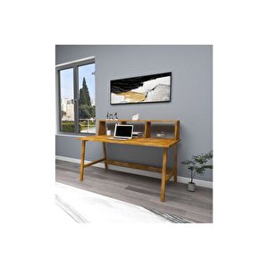 Woodface Lucy Doğal Ahşap Çalişma Masasi, Meşe