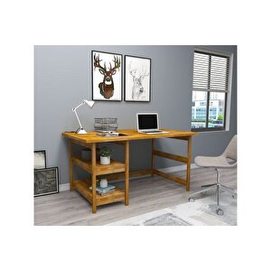 Woodface Ci̇ty Doğal Ahşap Çalişma Masasi, Meşe