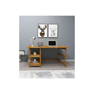 Woodface Ci̇ty Doğal Ahşap Çalişma Masasi, Meşe