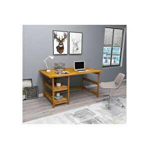 Woodface Ci̇ty Doğal Ahşap Çalişma Masasi, Meşe