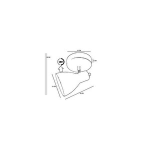 Oti̇s Tekli̇ Mat Krom Plafonyer Avi̇ze
