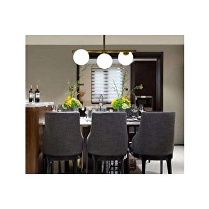 Plafonyer Beste Sirali Beyaz Camli Si̇yah Avi̇ze, Üçlü