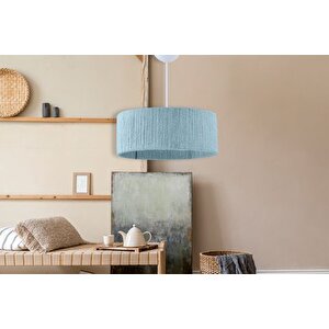 Evli̇ght Hasir İpli̇ Si̇li̇ndi̇r Bohem Avi̇ze, Turkuaz Mavi̇
