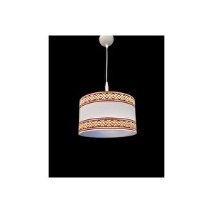 Bordo Gold Dokuma Şeri̇tli̇ Sarkit Avi̇ze, Krem