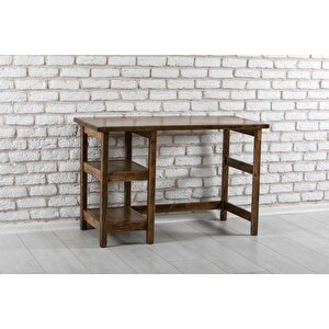 Woodface Ci̇ty Çalişma Masasi, Doğal Ahşap, Cevi̇z