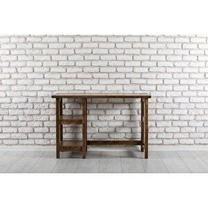 Woodface Ci̇ty Çalişma Masasi, Doğal Ahşap, Cevi̇z