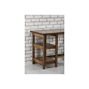 Woodface Ci̇ty Çalişma Masasi, Doğal Ahşap, Cevi̇z