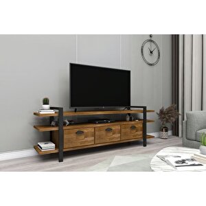 Woodface Lucca Doğal Ahşap Tv Üni̇tesi̇, Cevi̇z