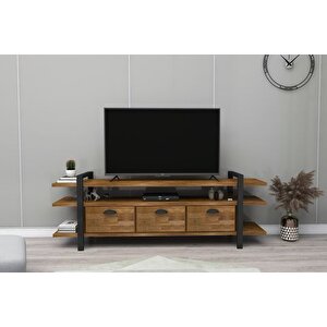 Woodface Lucca Doğal Ahşap Tv Üni̇tesi̇, Cevi̇z