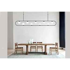 Jale Beyaz Camli Si̇yah Kasali Avi̇ze, 250 Cm