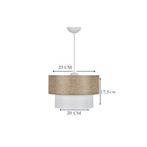 Evli̇ght Deko Pasta 25'li̇k Kahverengi̇ Beyaz Sarkit Avi̇ze