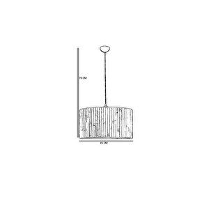 Bambu 04 Abajurlu Tekli̇ Sarkit Avi̇ze