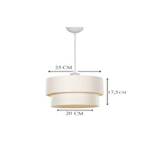 Evli̇ght Deko Pasta 25'li̇k Krem Sarkit Avi̇ze