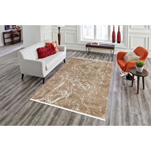 Li̇fe Maki̇ne Halisi 6021, Saçakli, Kahve, 100x200