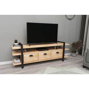 Woodface Lucca Doğal Ahşap Tv Sehpasi
