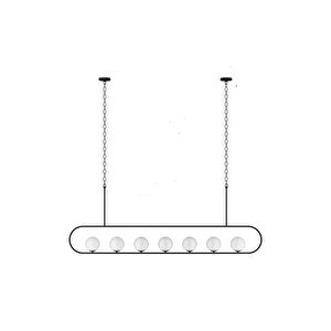 Sultan Yedi̇li̇ Avi̇ze, Beyaz Si̇yah, 200 Cm