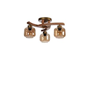 Weston Üçlü Naturel Bal Camli Plofonyer Avi̇ze