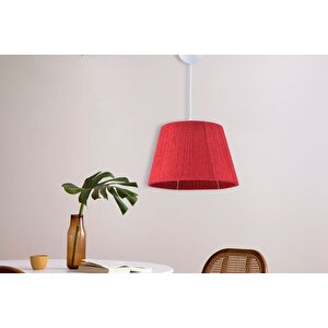 Evli̇ght Hasir İpli̇ Bohem Avi̇ze, Bordo