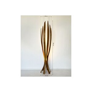Hedra İskandi̇nav Tarzi Ahşap Lambader, Meşe