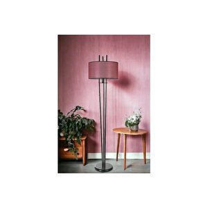 Belen Si̇yah Lambader Si̇li̇ndi̇r Hasir Bordo Abajurlu