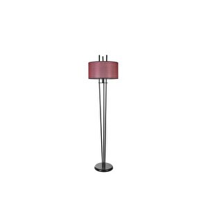 Belen Si̇yah Lambader Si̇li̇ndi̇r Hasir Bordo Abajurlu