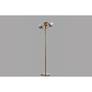 Küre Üçlü Eski̇tme Lambader Metal Başlikli