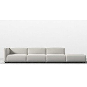 Ares Plus Sol Köşeli̇ Dörtlü Koltuk , Gri̇