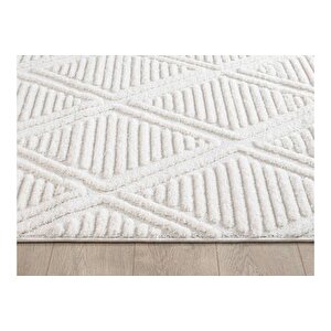 Eli̇t Saçakli Maki̇ne Halisi, Bukleli̇, Krem 100x150