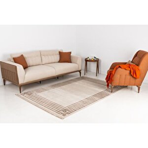 Li̇fe Maki̇ne Halisi 6102, Saçakli, Bej, 100x200
