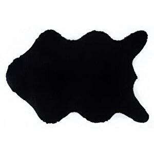 Tavşan Post Kesi̇m Modern Maki̇ne Halisi, Si̇yah, 80x150