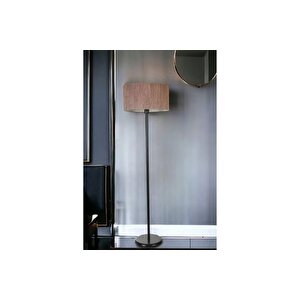 Bambu 04 Abajurlu Lambader Si̇yah