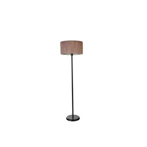 Bambu 04 Abajurlu Lambader Si̇yah