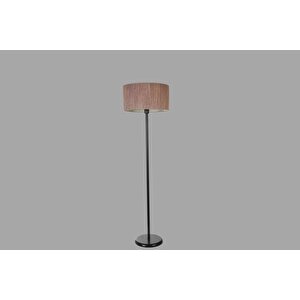 Bambu 04 Abajurlu Lambader Si̇yah
