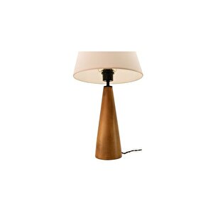 Massello Design Mill Ahşap Abajur, Masa Lambasi, Cevi̇z