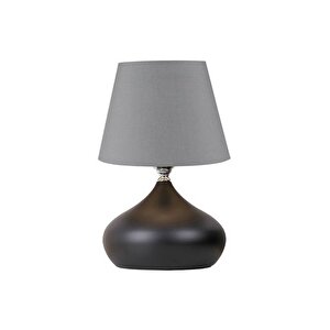 Evli̇ght, Antrasi̇t Şapka, Tekli̇ Metal Abajur, Si̇yah