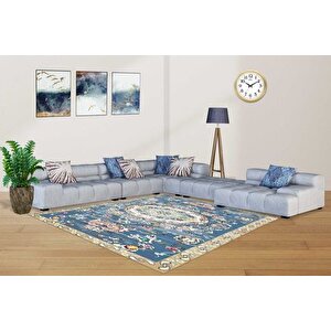 Ai̇da Home Amanzi̇ Blue Salon Halisi, 160x230