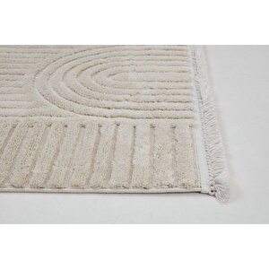 Infi̇ni̇ty Modern Maki̇ne Halisi, 2213, Cream, 120x450 Cm