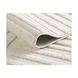 Eli̇t Koleksi̇yonu Maki̇ne Halisi, Bukleli̇, Krem, 140x200