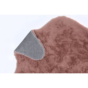 Tavşan Post Kesi̇m Modern Maki̇ne Halisi, Pudra, 80x150