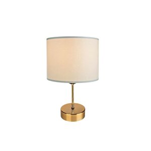 Evli̇ght Hom Gold Metal Abajur/ Krem