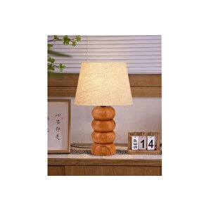 Evli̇ght Afra Keten Kumaş Başlik Abajur